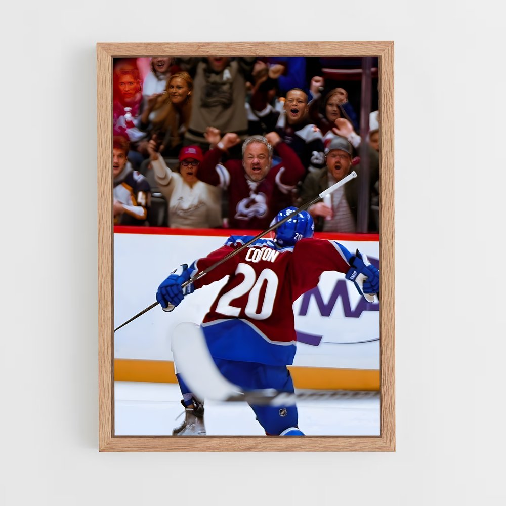 Poster Lancer Colorado – affiche Hockey sur glace (vue 4)